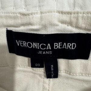 Veronica Beard Cream Pencil Skirt